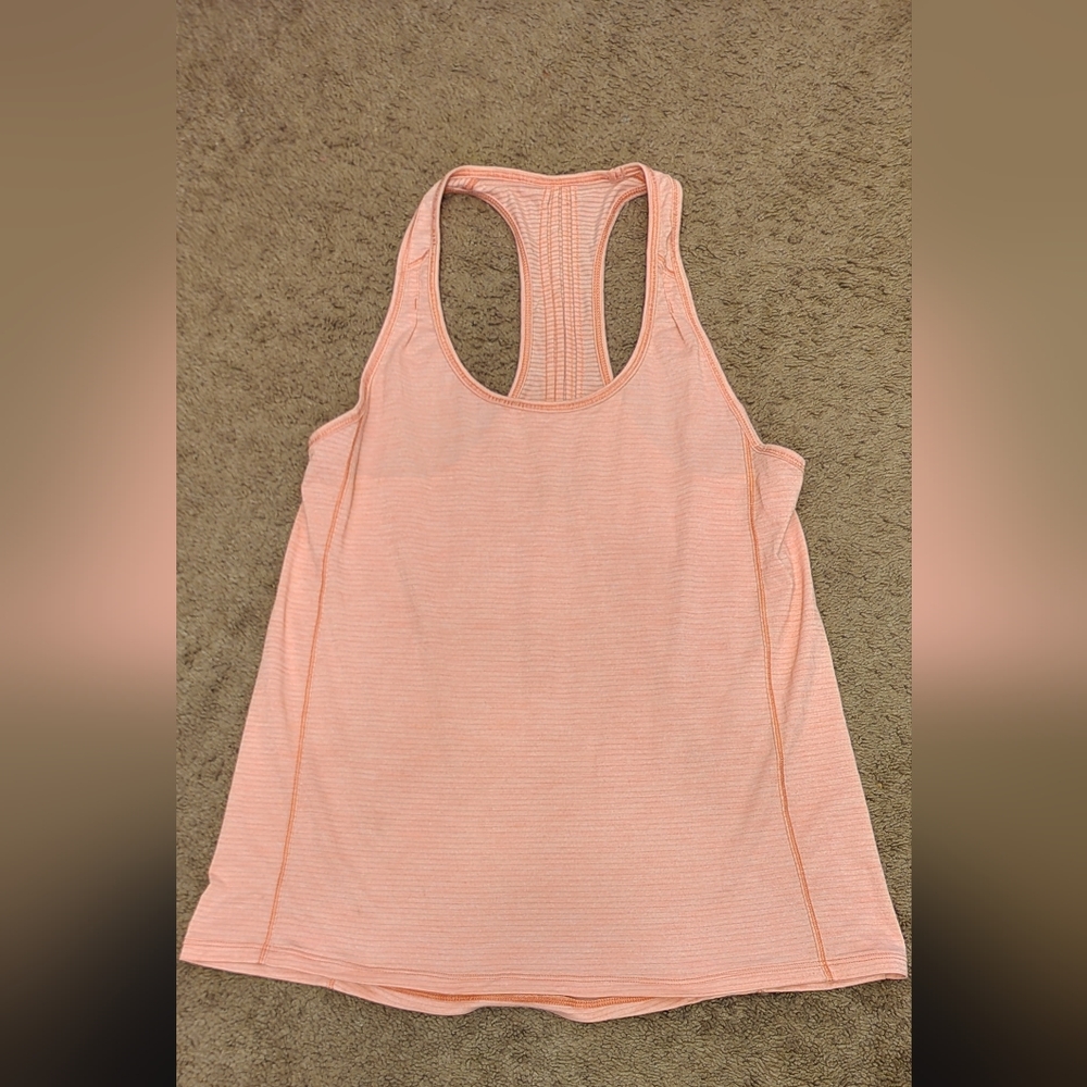 Lululemon pink swiftly tech racer back tank top size 6